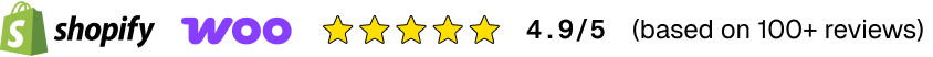 Shopify and WooCommerce ratings