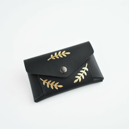 mikson-flora-black-cardholder