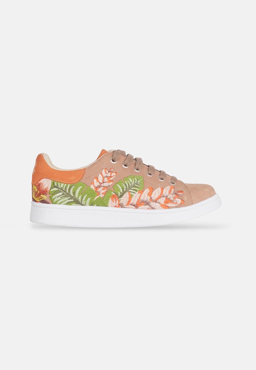 Mangará Women's Sneakers embroidery suede- Handmade