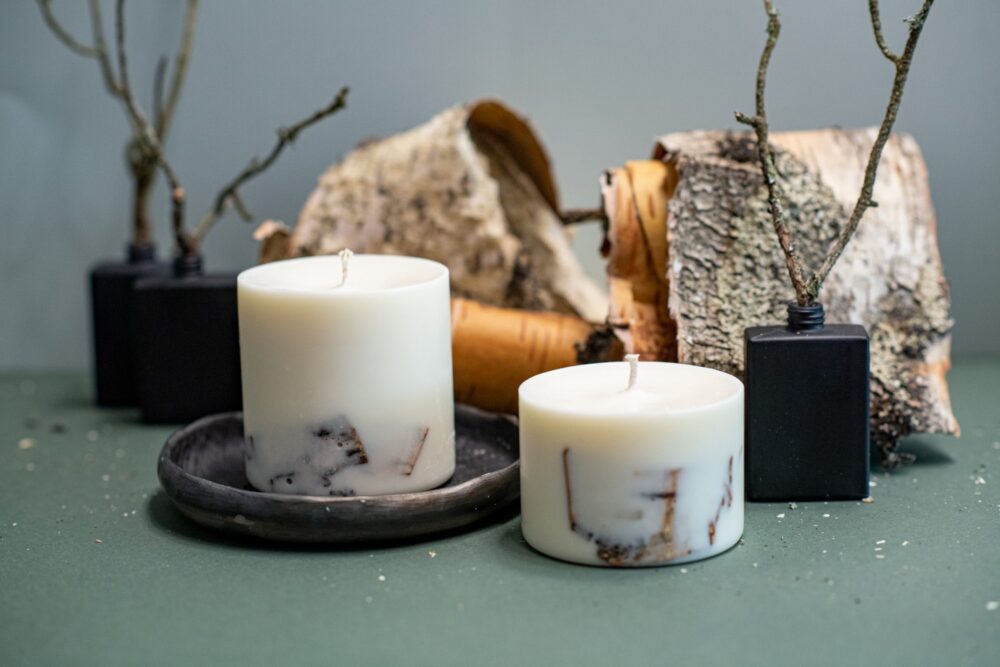 Hand-made Soy Wax Candle with Birch Scent