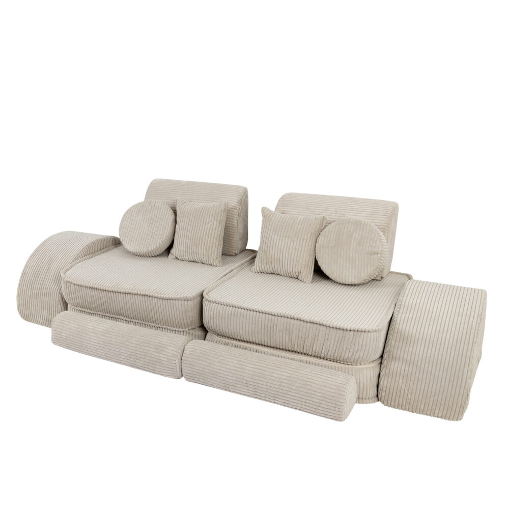 Medium Modular Sofa for Kids - Aesthetic Ecru Plus - Image 5