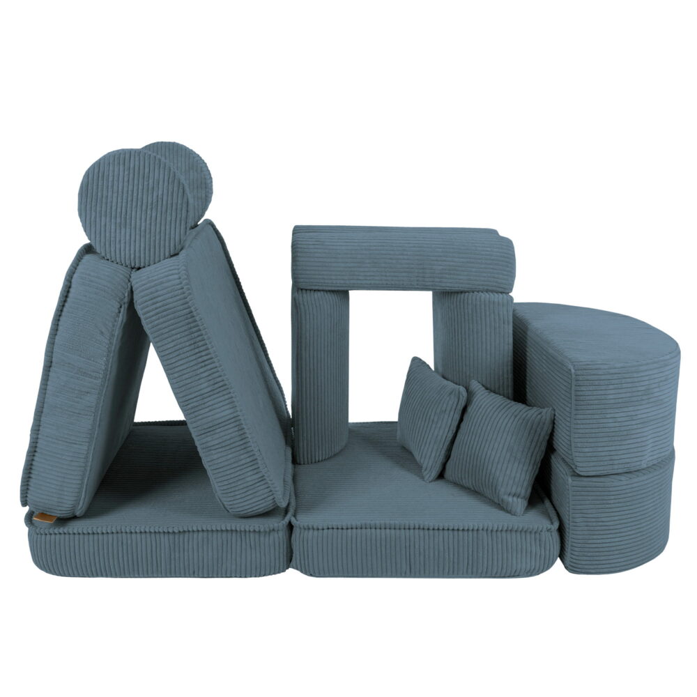 Medium Modular Sofa for Kids - Aesthetic Turquoise Plus - Image 3