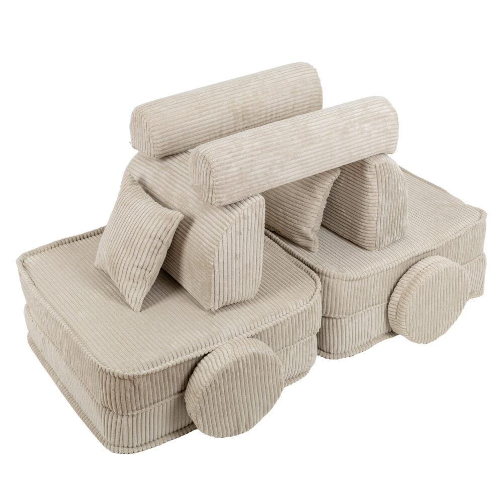 Medium Modular Sofa for Kids - Aesthetic Ecru - Image 4