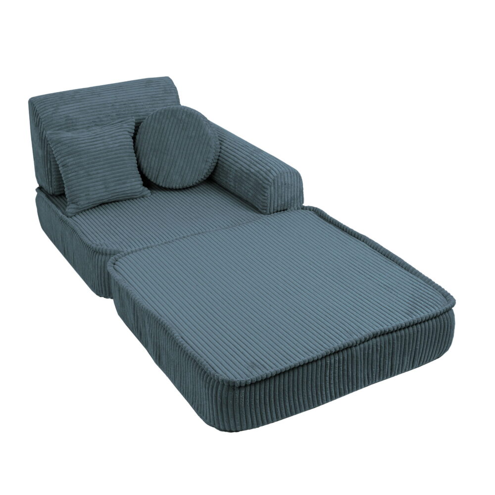 Medium Modular Sofa for Kids - Aesthetic Turquoise - Image 3