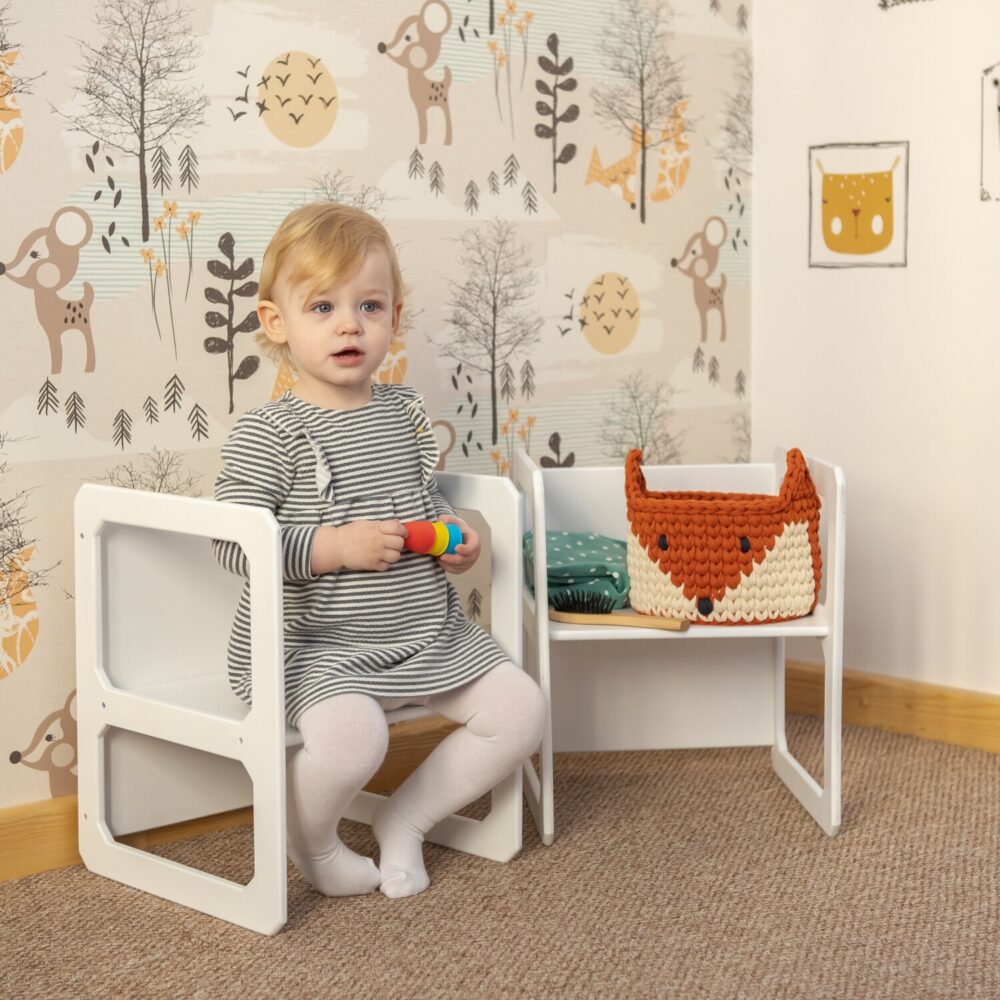 Montessori Weaning Table and Chair Set - with 2 Chairs - Image 9