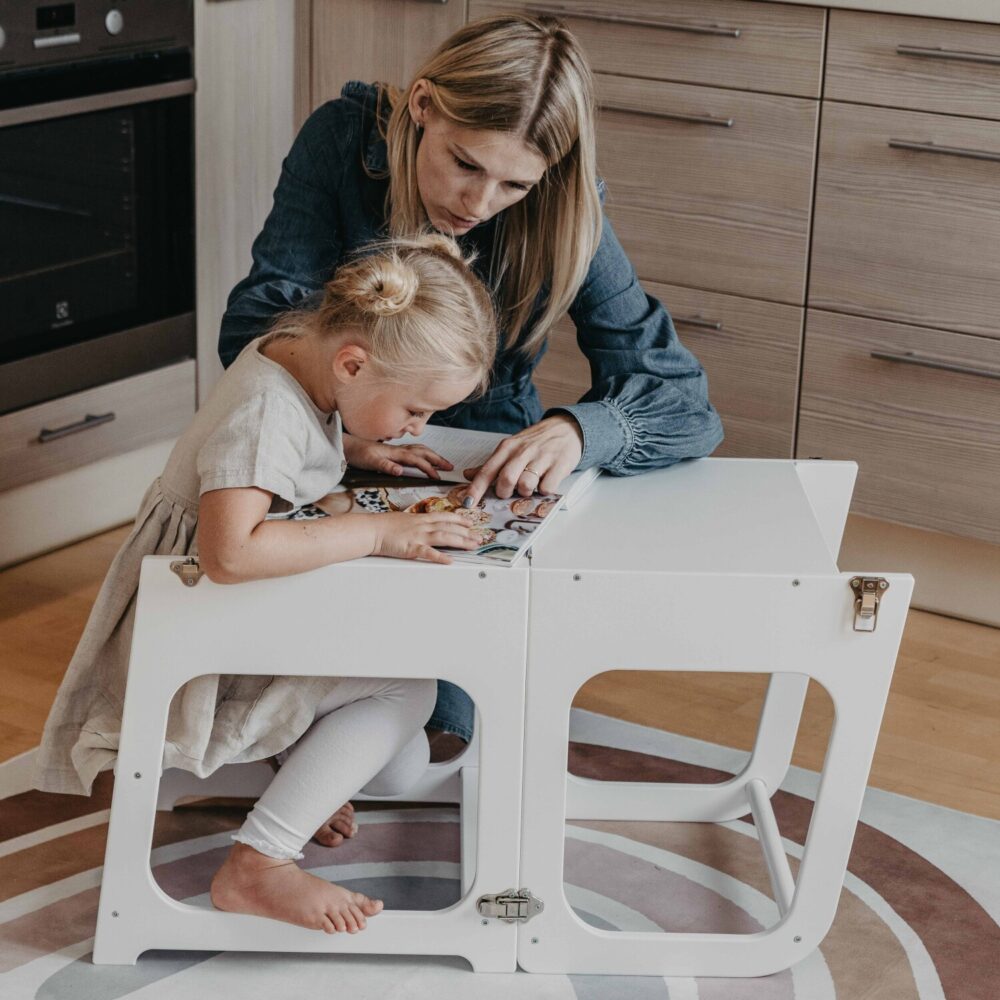 Transformable Kitchen Tower / Table & Chair - Image 2